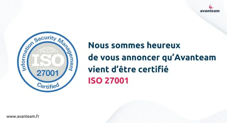 Avanteam certifié ISO 27001